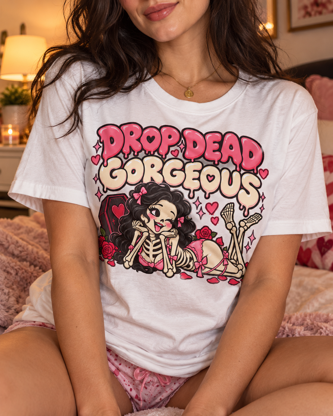 Drop Dead Gorgeous Graphic Lounge & Sleep T-Shirt