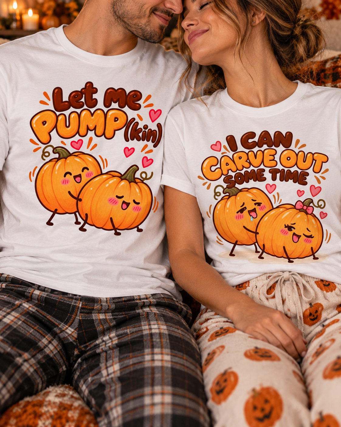 Let Me PUMP(kiun) Funny Halloween Graphic Lounge & Sleep Tee