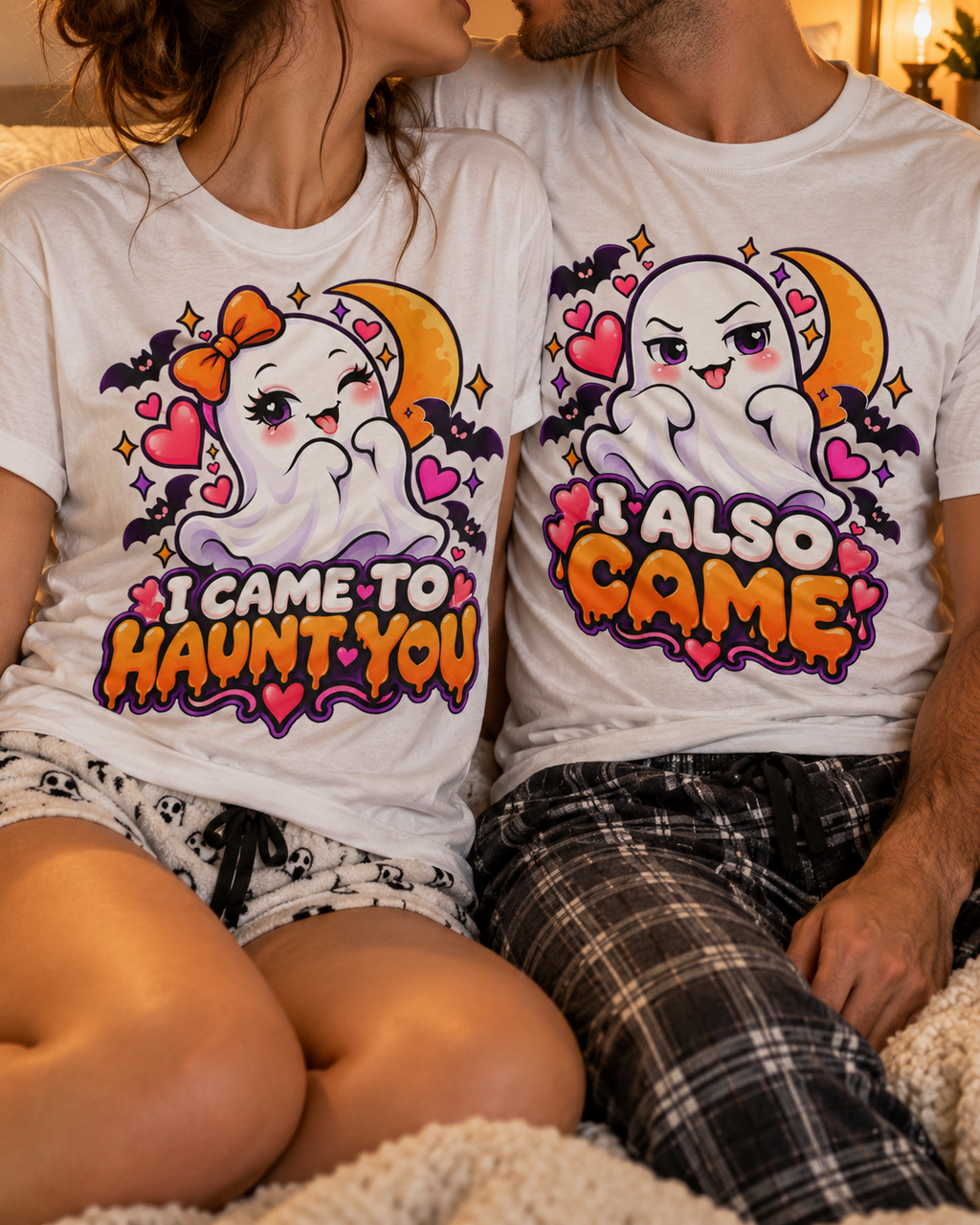 I Also Came Funny Halloween Graphic Lounge & Sleep Tee