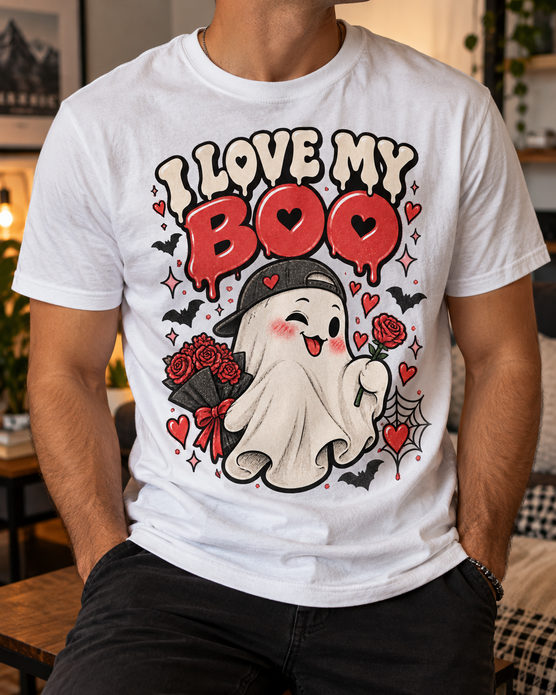 I Love My Boo Couples Tee (Male)