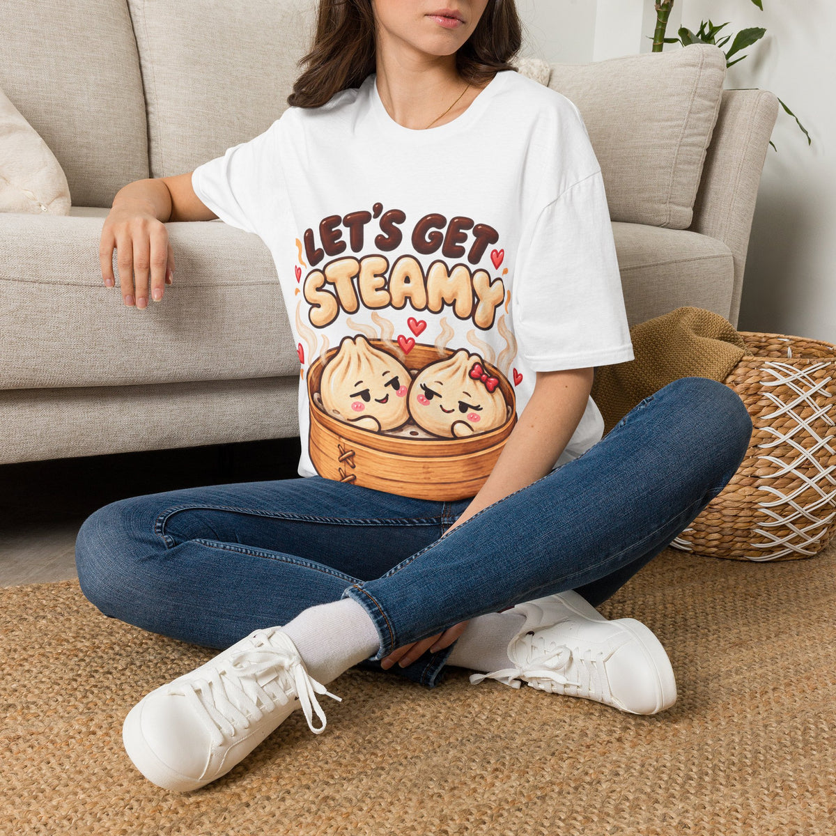 Let's Get Steamy Dumpling Lounge & Sleep Tee