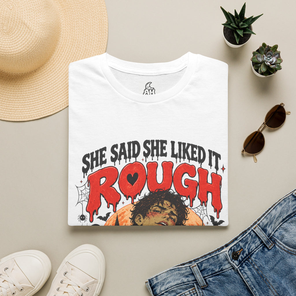 She Said She Liked It Rough Couples Tee (Male)